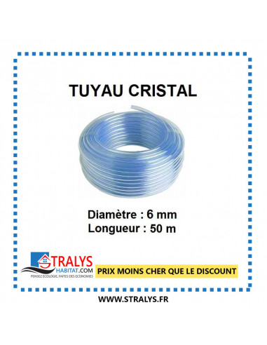 Tuyau De Pompe Cristal 6/9 (50 M)