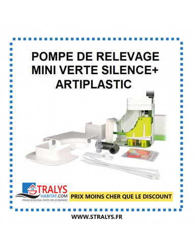 Pompe De Relevage Aspen - Silence + MINI VERTE - Goulotte Artiplastic (12 L/H)