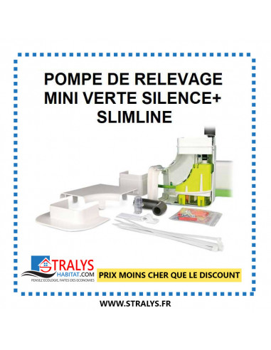 Pompe De Relevage Aspen - Silence + MINI VERTE - Goulotte Slimline (12 L/H)