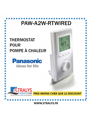 Thermostat d'ambiance LCD filaire-A2W-RTWIRED