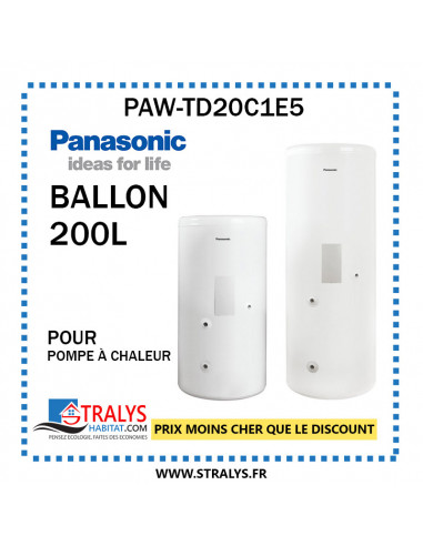 Ballon 200L - Acier inoxydable, PAW-TD20C1E5