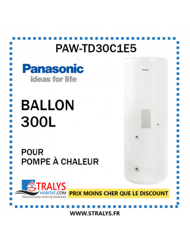 Ballon 300L - Acier inoxydable, PAW-TD30C1E5