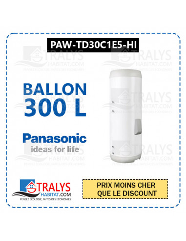 Ballon 300L - Acier inoxydable, PAW-TD30C1E5-HI