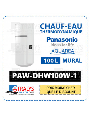 Chauffe-eau thermodynamique Mural PAW-DHW100W-1