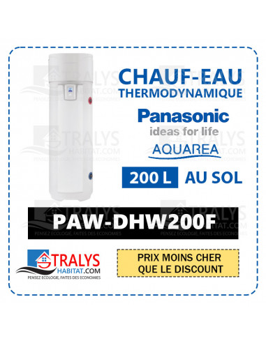 Chauffe-eau thermodynamique Au sol PAW-DHW200F