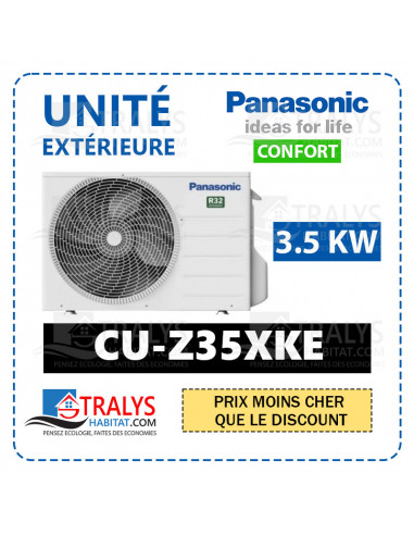Unité extérieure Pompe à chaleur AIR/AIR Panasonic Confort  CU-Z35XKE