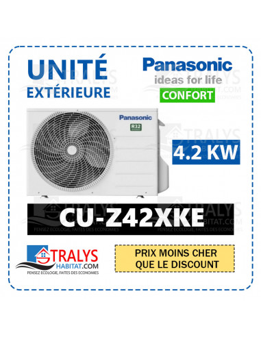 Unité extérieure Pompe à chaleur AIR/AIR Panasonic Confort  CU-Z42XKE